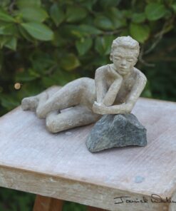 Janick Watine, statue patine à vendre Emma