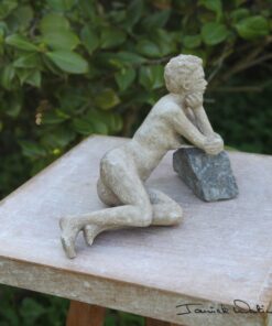 Janick Watine, statue patine à vendre Emma