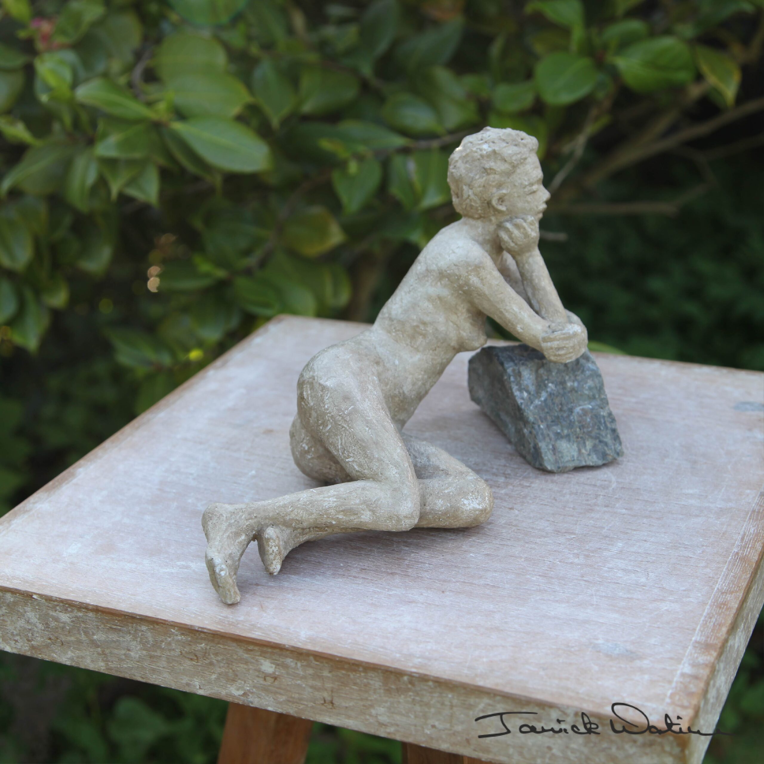 Janick Watine, statue patine à vendre Emma Janick Watine, statue patine à vendre Emma