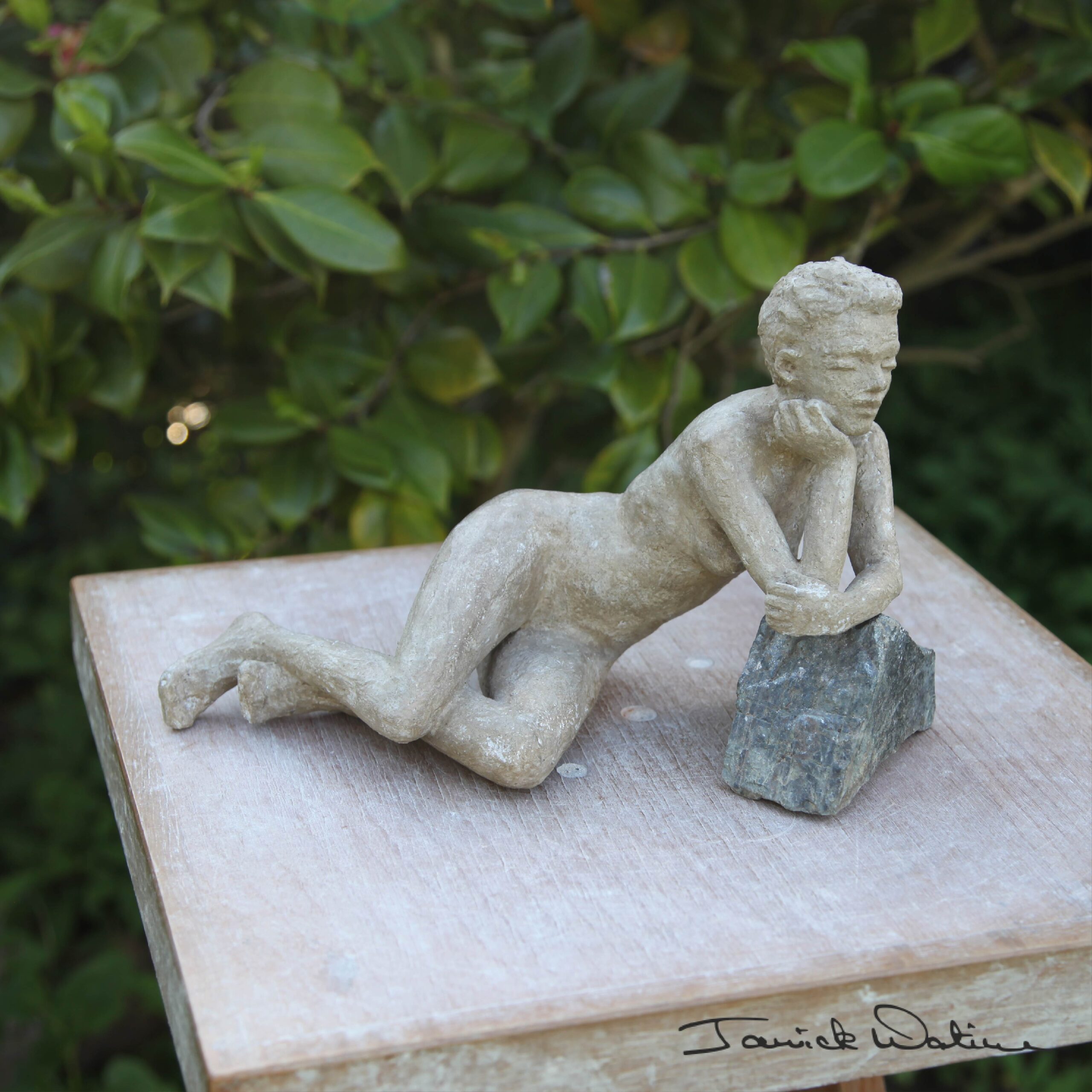 Janick Watine, statue patine à vendre Emma Janick Watine, statue patine à vendre Emma