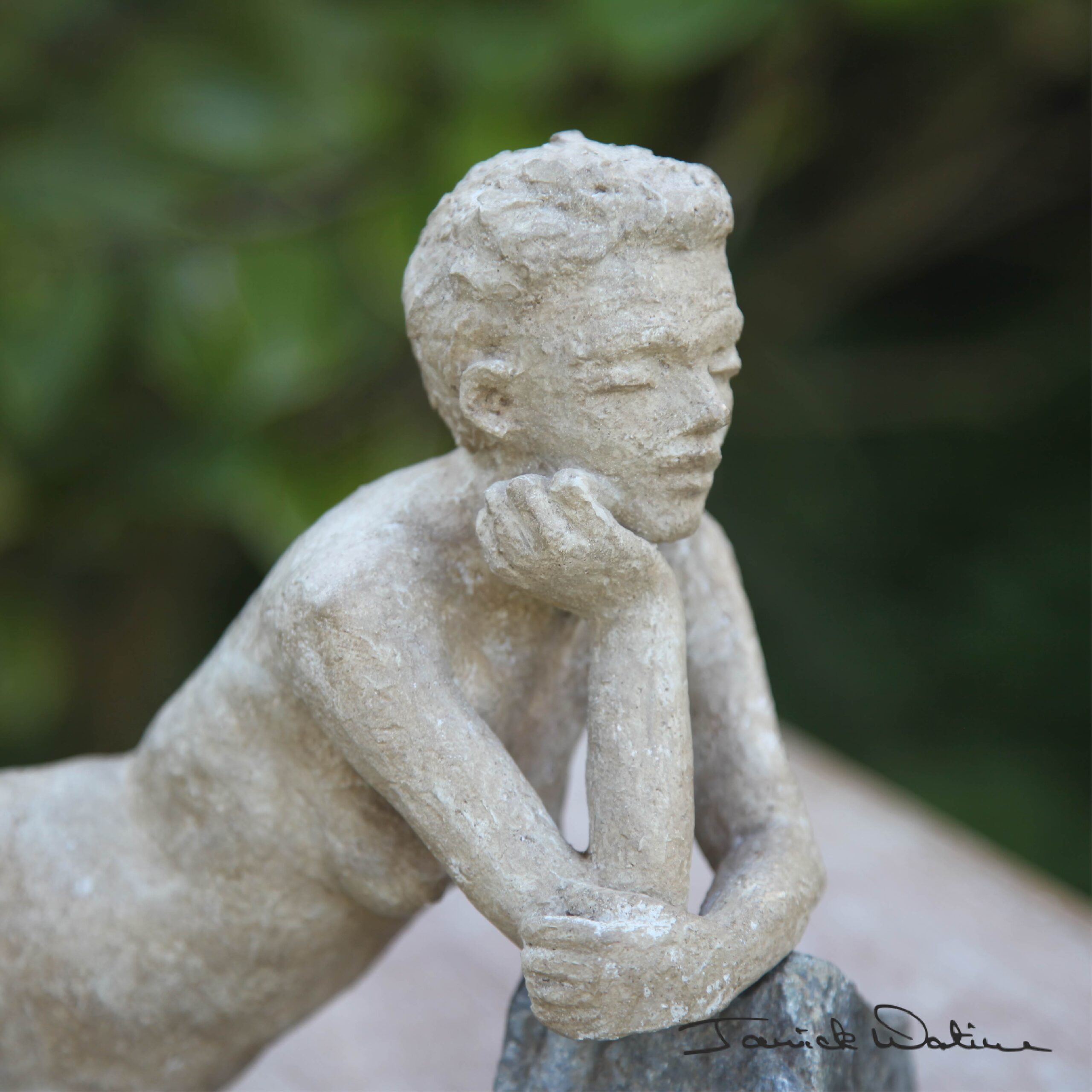 Janick Watine, statue patine à vendre Emma Janick Watine, statue patine à vendre Emma