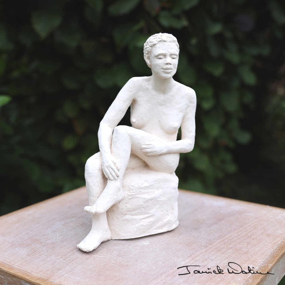 Janick Watine, statue patine à vendre Emma