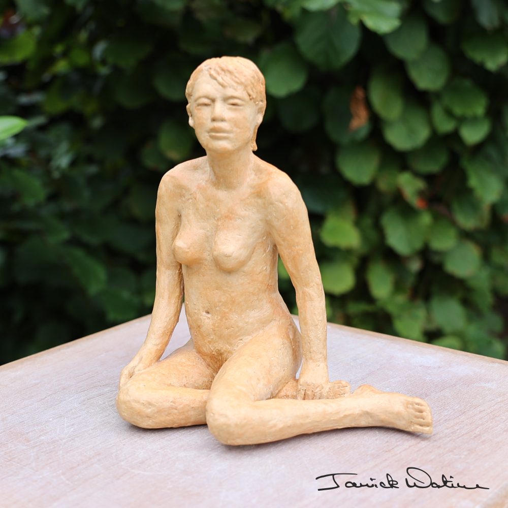 Janick Watine, statue patine à vendre Liliane